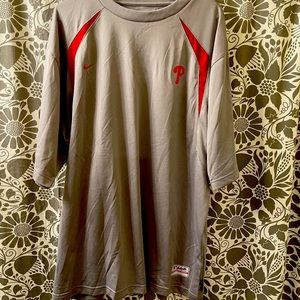 MLB Phillies Mock Shirt